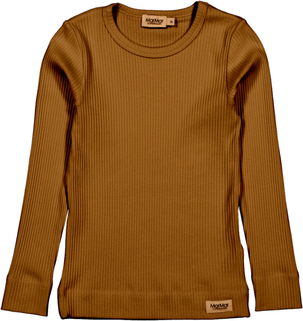 Langærmet T-Shirt - 6605 - 86 86 Beige