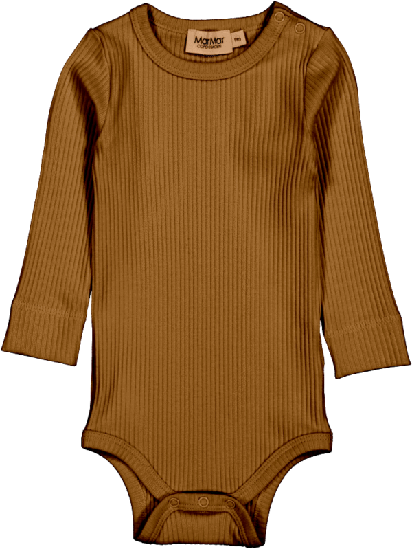 Langærmet Body - 6605 - 80 80 Beige