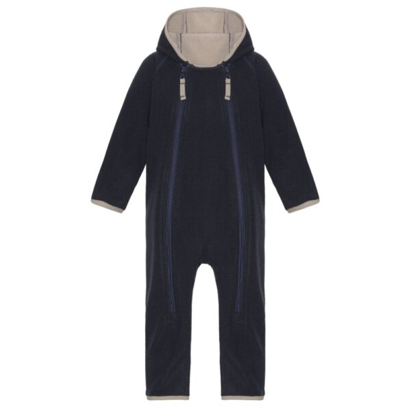 Fleece babydragt - Navy/mocca - 3 MDR. 3 MDR.