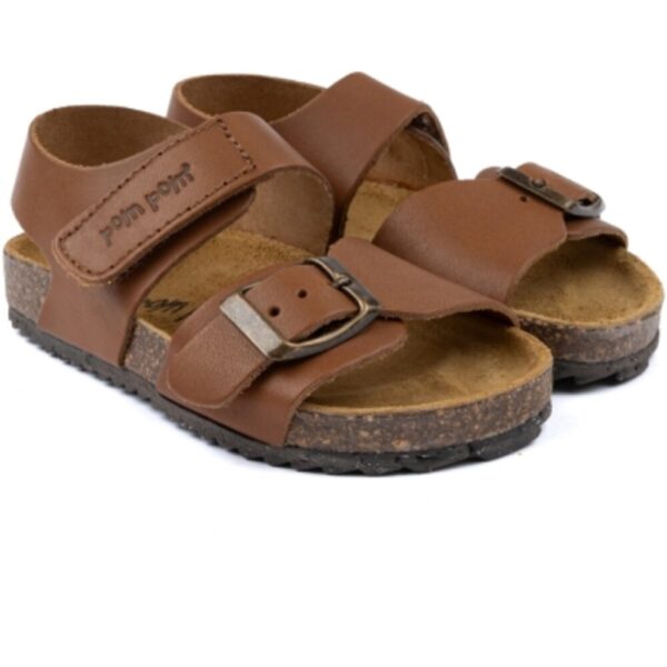 Velcro Sandal - CAMEL - 32 32 Brun