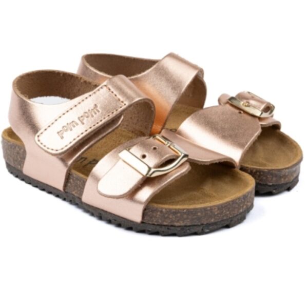 Velcro Sandal - METAL ROSE - 27 27 Lyserød