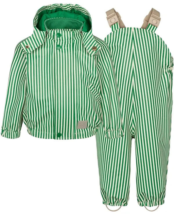 MarMar Regntøj - Oddy - Green Stripes