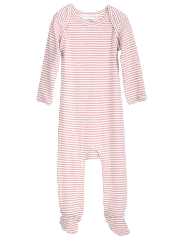 Baby Stribet Dragt - CLAYSTRIPE - 68 68 Rosa